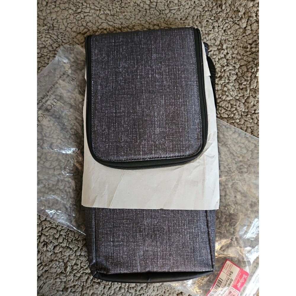 Thirty-One Small Thermal Insert 569A Charcoal Crosshatch NIP - Picture 2 of 3